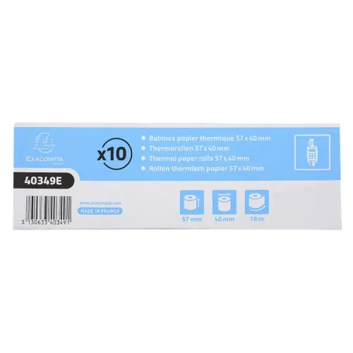 Rol 1voud therm55g 57x40mm-18m (per 10) 