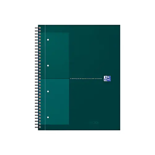 Internationaal Cahier NOTITIEBOEK - A4 - gelijnd - Donkergroen - Oxford 