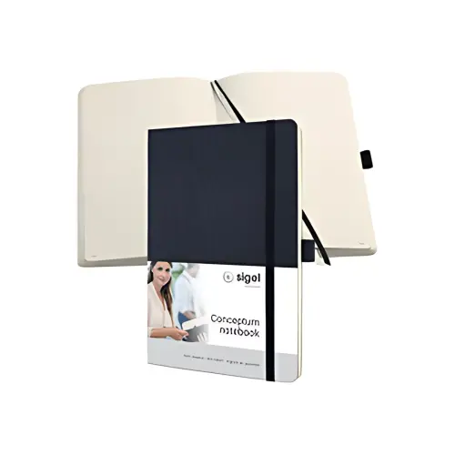 sigel Notitieboek Conceptum, A5, gelijnd, rood