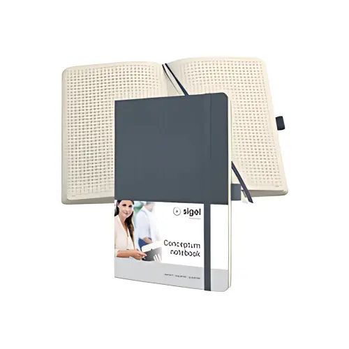 sigel Notitieboek Conceptum, A5, gelijnd, rood
