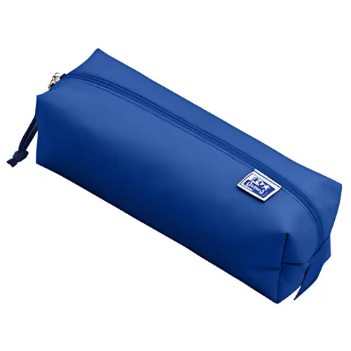Etui - polyester - rechthoekig - groot - Oxford blauw 