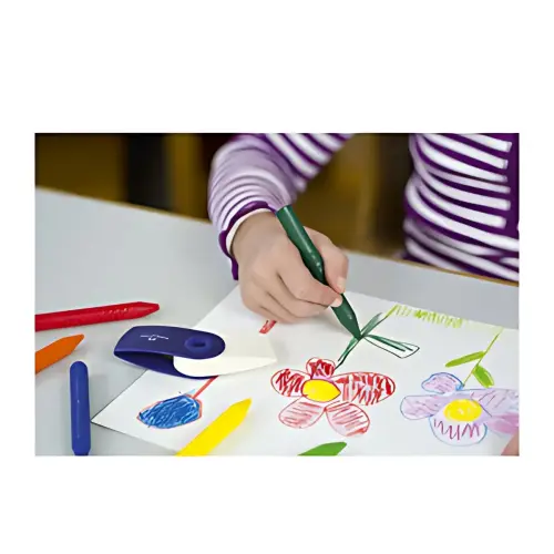 FABER-CASTELL Uitwisbare krijtjes JUMBO, kartonnen doosje van 12 