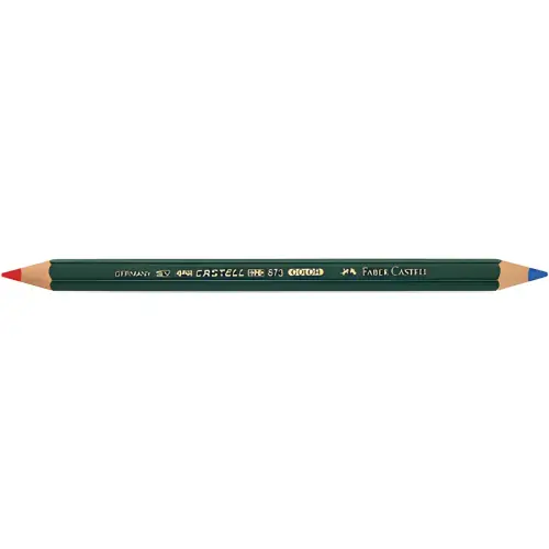 FABER-CASTELL Kleurpotlood CASTELL COLOR 873, rood - blauw
