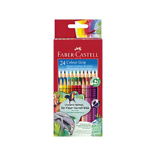 FABER-CASTELL Kleurpotloden Colour GRIP, etui van 24