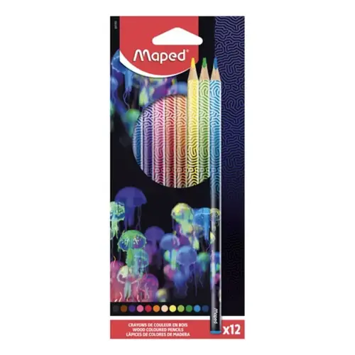 MAPED Kleurpotlood DEEPSEA PARADISE, kartonnen doos van 12 