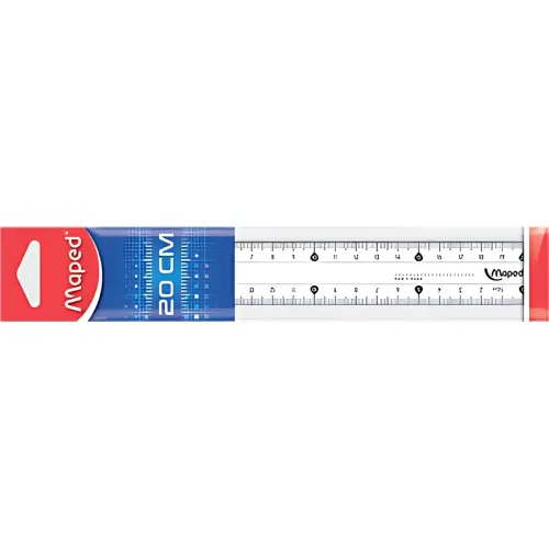 MAPED Platte liniaal Start 146, 200 mm, kunststof, met 