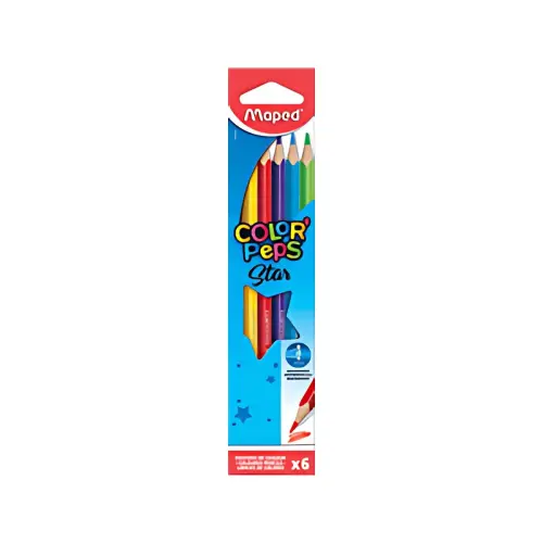 MAPED Kleurpotlood COLOR'PEPS Star, kartonnen doos van 72 