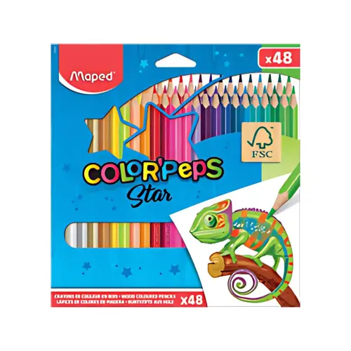 MAPED Kleurpotlood COLOR'PEPS Star, kartonnen doos van 72 
