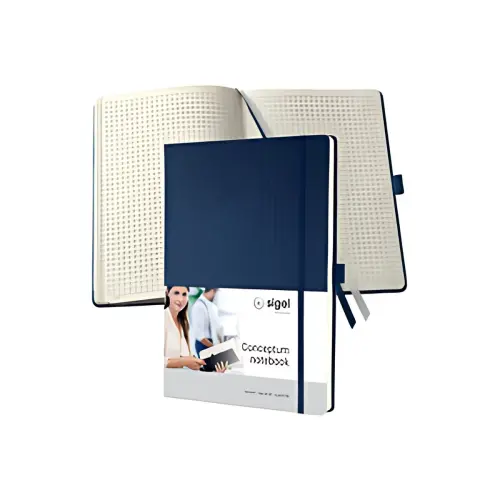sigel Notitieboek Conceptum, A4, gelijnd, zwart 