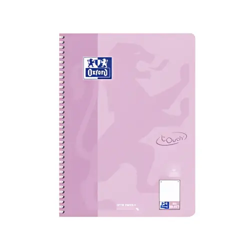 Cahier Touch pastel - A4 - gelijnd - Oxford