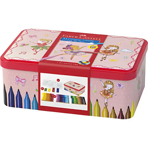FABER-CASTELL CONNECTOR PEN stiften, ballerina doos van 33