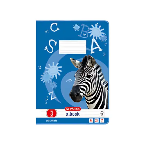 Cahier x.book - A4 - lijntype 3 / gelinieerd - Herlitz