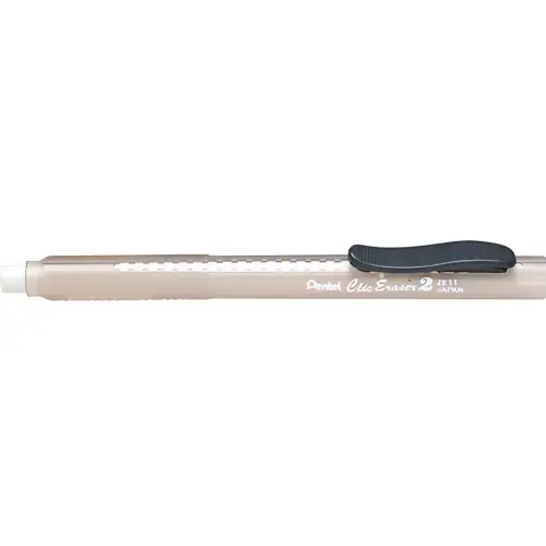 Pentel Stylo-gom ClicEraser2 ZE11T, zwart-transparant