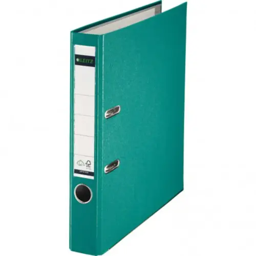 20 LEITZ Hefboomordner 180 graden, A4, 52 mm, turquoise 