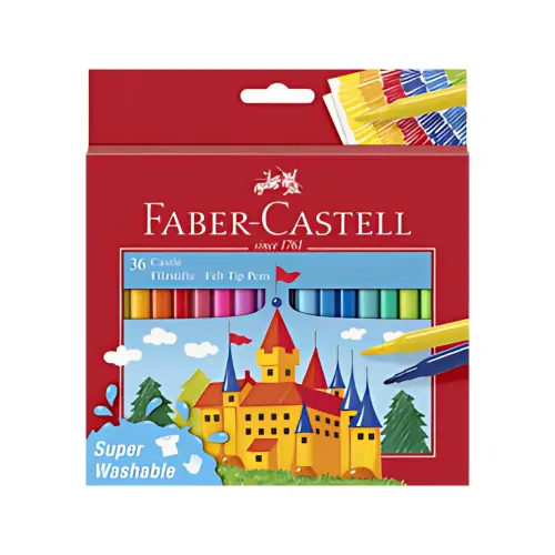 FABER-CASTELL Marker CASTLE, kartonnen etui van 36 