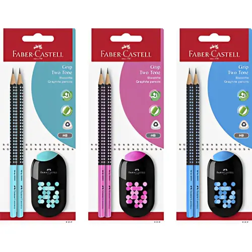 GRIP TWO TONE schrijfsset - blisterkaart - Faber-Castell