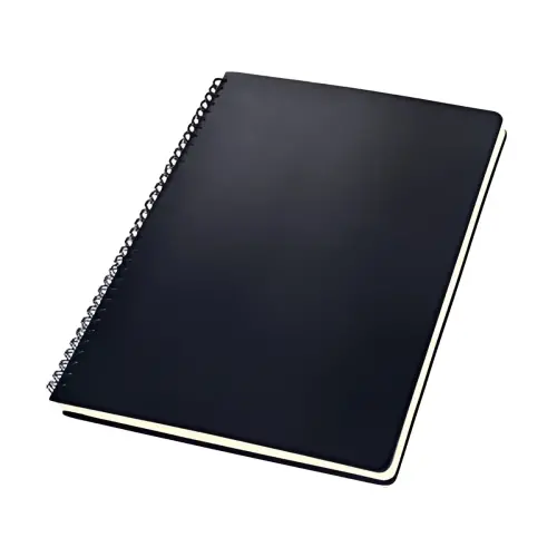 sigel Conceptum spiraalschrift, A4, geruit, zwart 