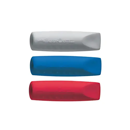 FABER-CASTELL Gum 'GRIP 2001 ERASER CAP', gesorteerd