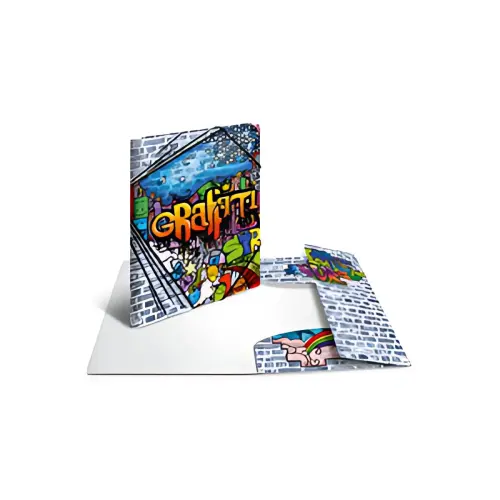 Graffiti elastische map - PP - A4 - Herma