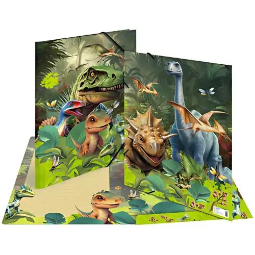 HERMA Elastische map 'Dino World', karton, A3 