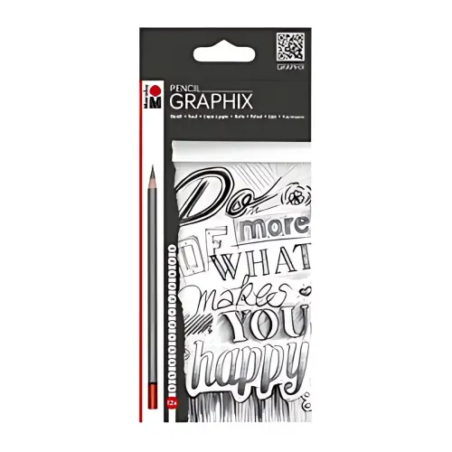 Marabu Potlood 'GRAPHIX', doosje van 12 stuks in karton,