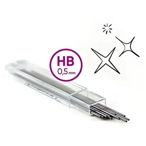 Kores Mine voor potloodmechanieken 'M Grafitos', 0,5 mm, HB