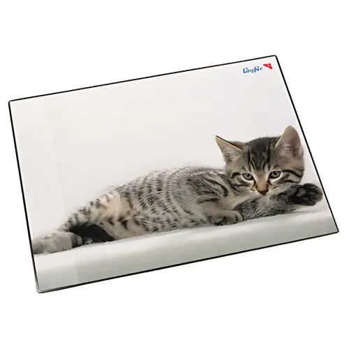 Grijze katten bureauloper, 400 x 530 mm 