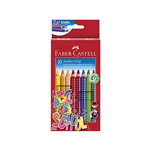 FABER-CASTELL Jumbo GRIP kleurpotlood, promotieverpakking 