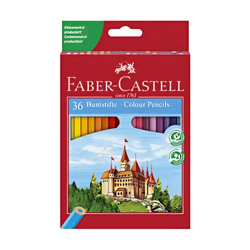 Kleurpotloden CASTLE - etui van 36 - Faber-Castell