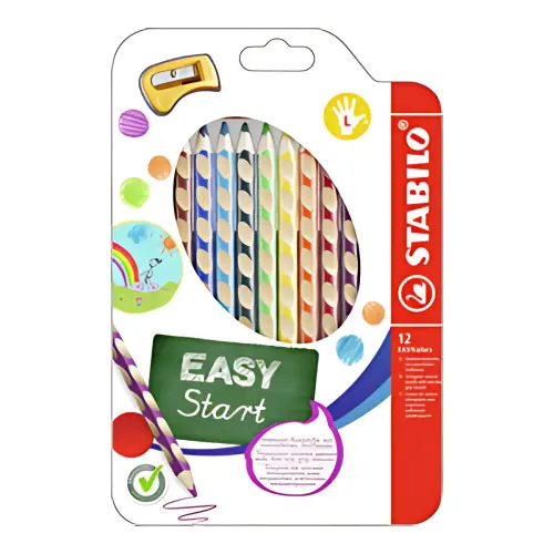 STABILO Kleurpotlood EASYcolors L, etui van 12