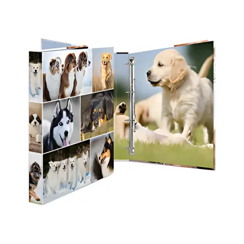 HERMA Ringmap 'honden', A4, 4-rings mechaniek