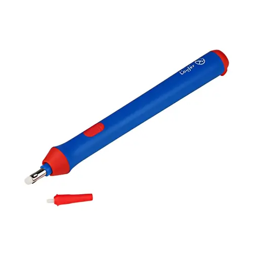 L&auml;ufer elektrische gum, met verwisselbare punt, blauw 