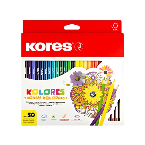 Kores Driehoekige kleurpotloden 'Hobby Koloring', 