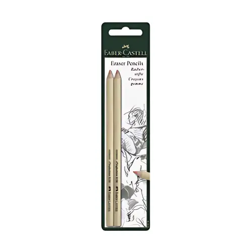 Gum Potlood PERFECTION 7056 - blisterkaart - Faber-Castell