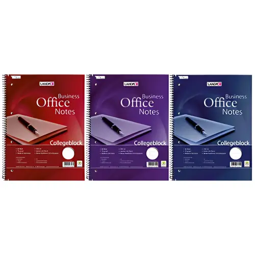 LANDRÉ Spiraalblok 'Business Office Notes', A4, gelijmd
