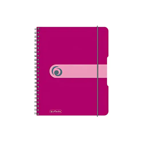 HERLITZ Spiraalschrift easy orga to go, A5, framboos 