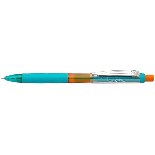 Pentel Q-Erase potloodhouder, 0,7 mm, roze/geel 
