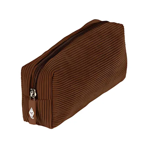 WEDO Etui van ribfluweel, bruin