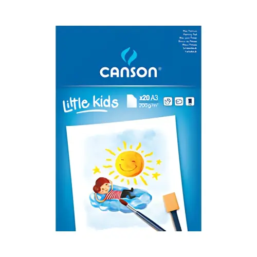 CANSON Papierblok voor kinderschilderkunst, A4, 200 g/m2