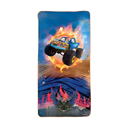 ROTH Badhanddoek voor kinderen 'Monstertruck Fire'