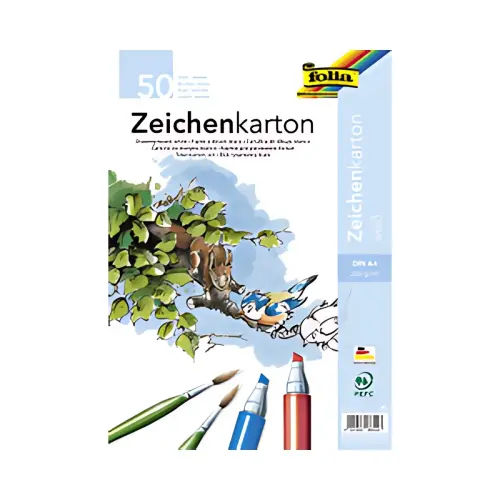 folia Tekenkarton, A3, 200 g/m2, wit