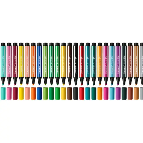 STABILO Viltstift Pen 68 MAX, zwart