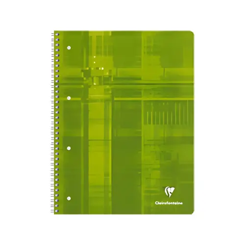 Clairefontaine Spiraalschrift, A4, gelinieerd met marge,