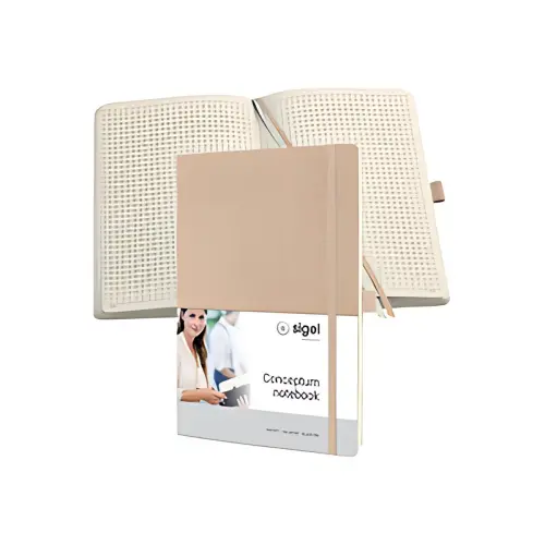 sigel Notitieboek Conceptum, A4, geruit, muntgroen