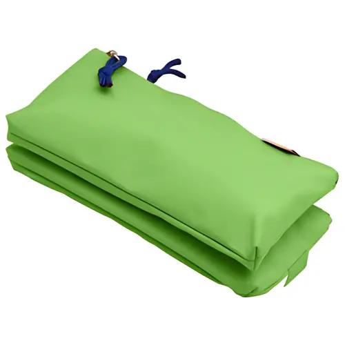 Oxford etui met twee vakken, polyester, lichtgroen