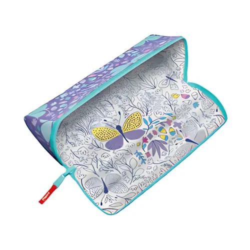 MAPED XXL Etui FANCY 'PASTEL SHINY BUTTERFLY' 