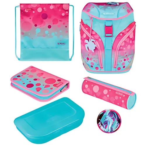 Schoolrugzak SoftLight Plus Pink Bubbles - Herlitz