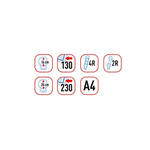 Ringmap easy orga to go - A4 - 2 ringen - Herlitz