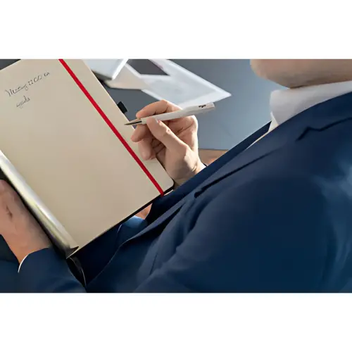 sigel Notitieboek Conceptum, A4, gelinieerd, zwart/rood 