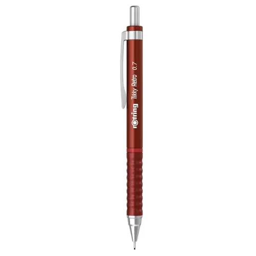 ROTRING Tikky Retro potloodhouder, 0,7 mm, rood